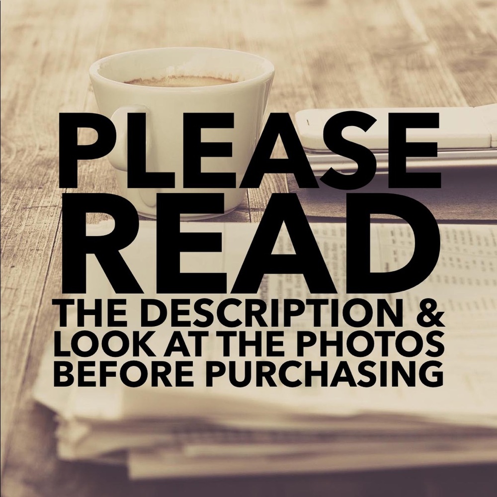 Before purchasing...